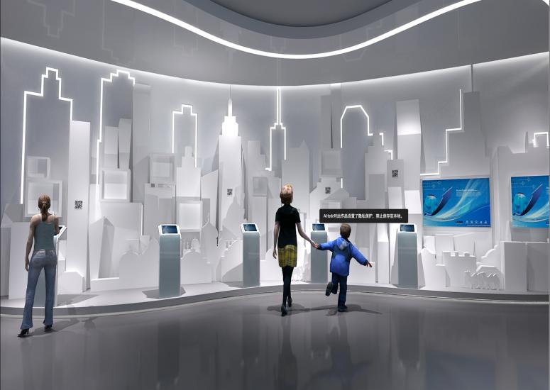 三铭科技案例之龙岗坂田“智慧社区”多媒体展厅