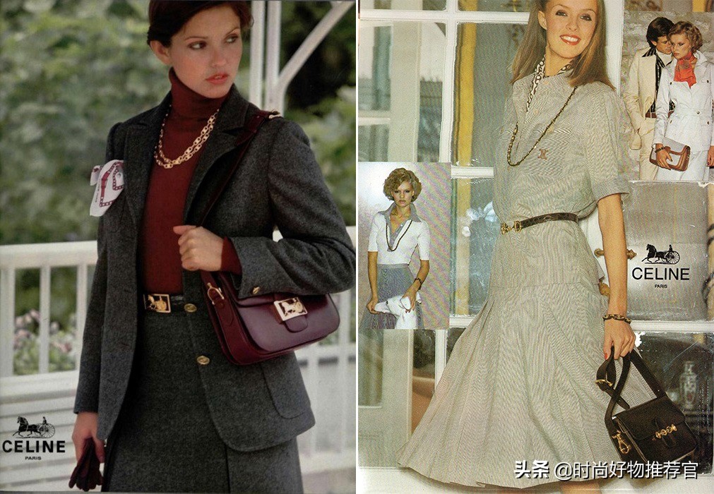 celine标志印花横款手袋,celine新款牛皮革手袋