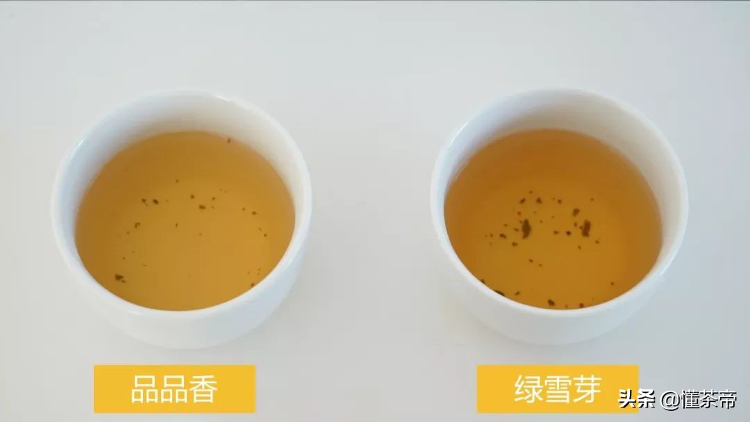 品品香和绿雪芽的老白茶哪个好,白茶测评