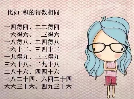 九九乘法口诀儿歌完整版,九九乘法口诀表儿歌倒着背诵