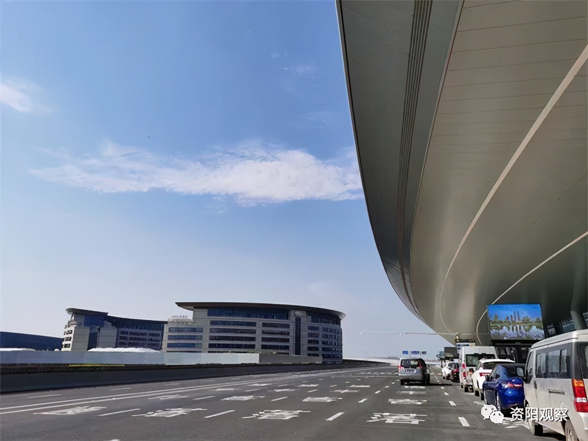 全程体验!资阳至天府国际机场首趟客车,就45分钟~