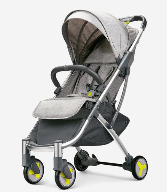 婴儿推车可坐可躺轻便折叠推荐,最新款轻巧双向折叠婴儿推车