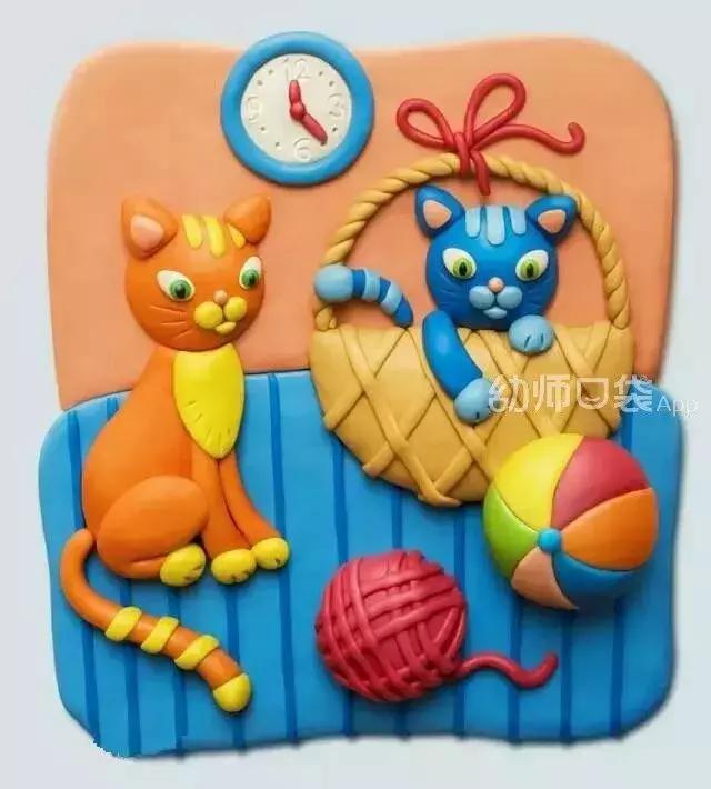 超轻粘土手工作品创意画汽车,航空航天手工超轻粘土创意作品