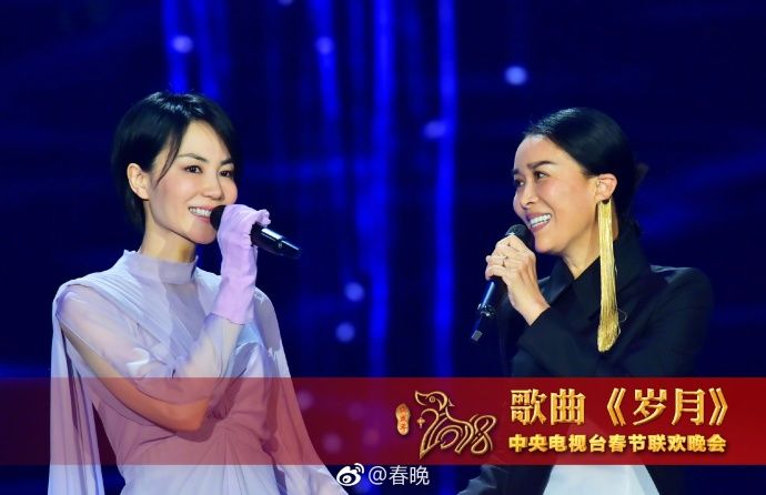 春晚时尚图鉴:热巴杨幂的红裙、王菲刷碗手套和董卿李思思的口红