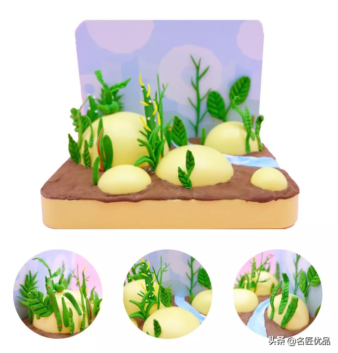 好玩又好看的粘土手工,简单的国庆粘土手工方案