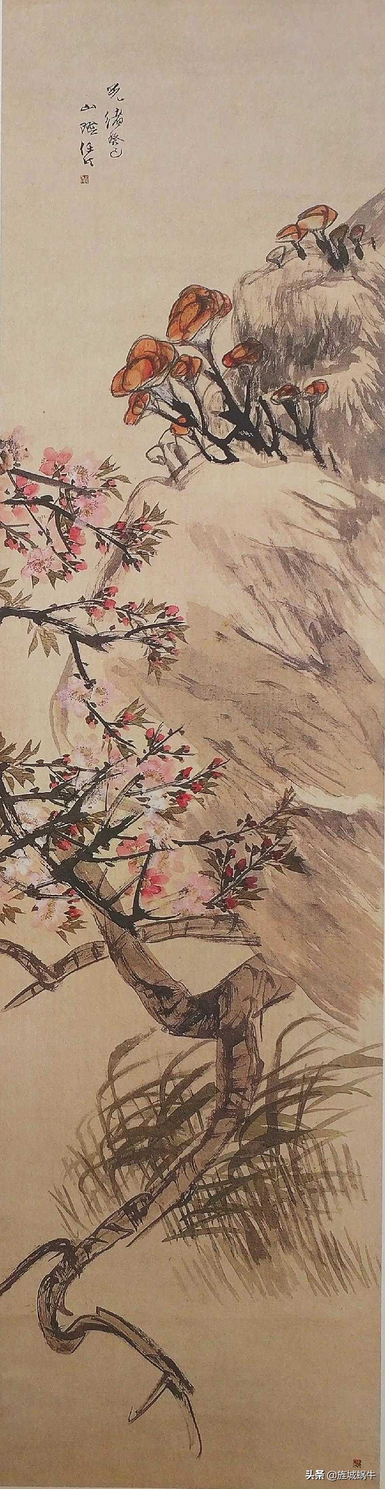 他以笔墨捕捉迎风腾飞的鸟雀、轻灵鲜活的花蕾