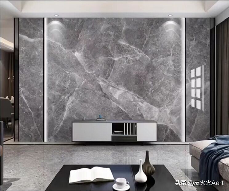 没有豪华的装修却有很美的背景墙,复式背景墙怎么装修才高档