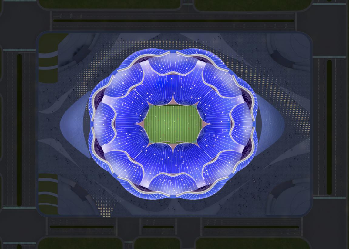 恒大最惊艳的足球场,恒大创建全球颜值足球场