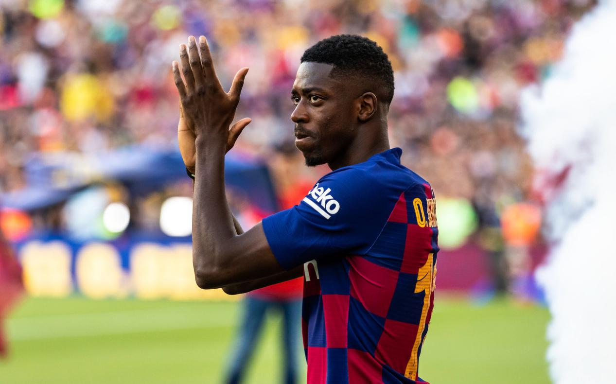 登贝莱巴萨时期高光时刻,登贝莱替巴萨破荒