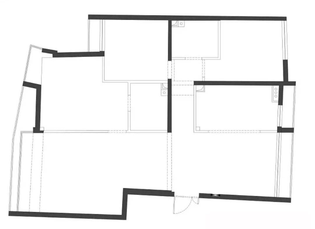 客厅阳台一体办公桌,主卧衣帽间加办公桌