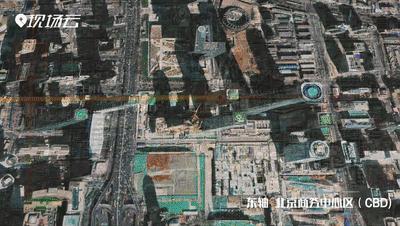 万米高空看北京全景,60万高空看北京