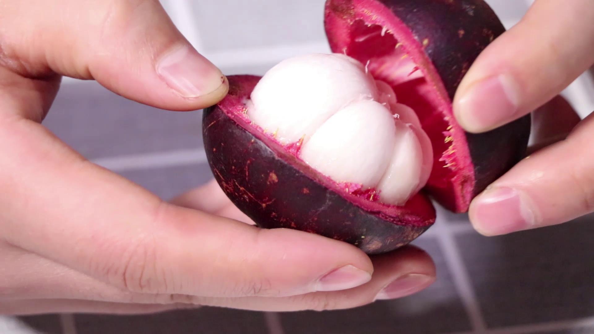 挑选山竹小技巧新鲜又饱满,山竹的正确吃法怎么挑选山竹