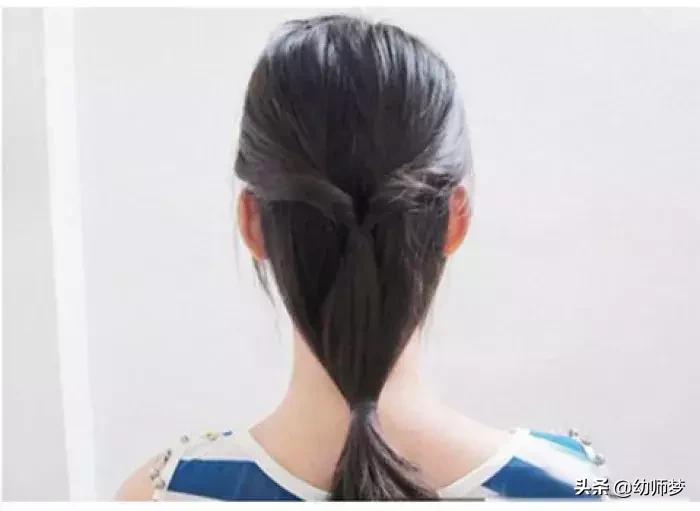 法式淑女盘发简单又漂亮,韩式低马尾新娘盘发教程