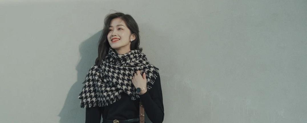 儿童长围巾秋冬,秋冬8种围巾系法简单实用手残党