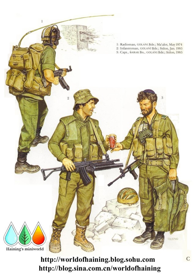 七八十年代以色列军装,以色列军队单兵装备