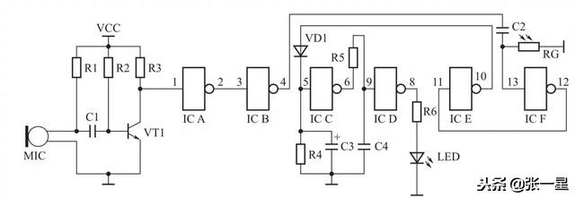 声光控延时灯线路图,光控延时灯原理
