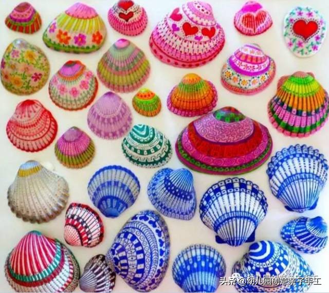 100种贝壳创意手工作品步骤,贝壳艺术创意