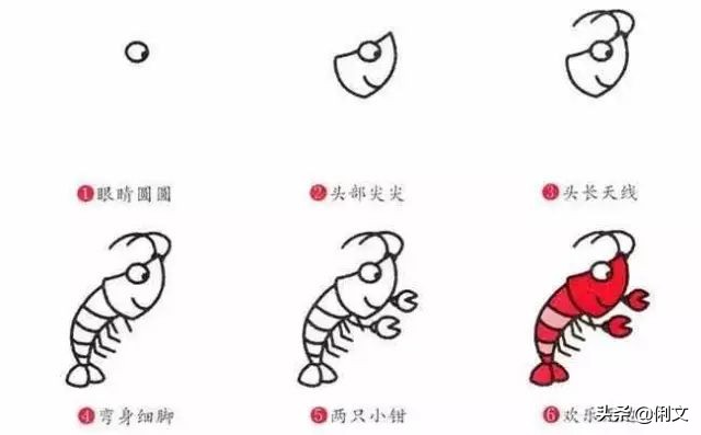 100个简笔画小动物超简单一年级,简笔画小动物100种可爱表情包