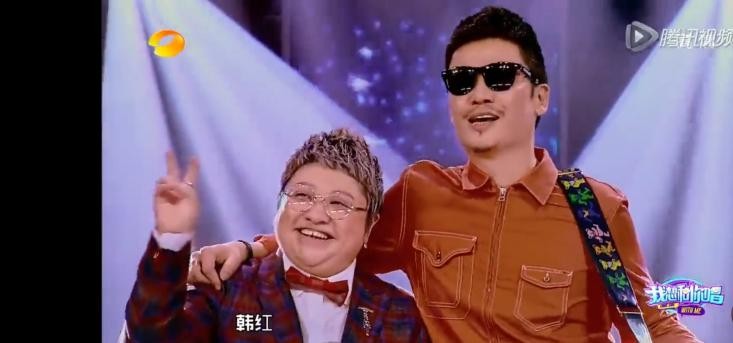 许志安和韩红接吻图片,韩红喜欢过栾树