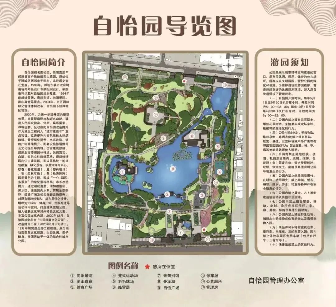 潍坊的私家园林,潍坊自怡园有哪些景点