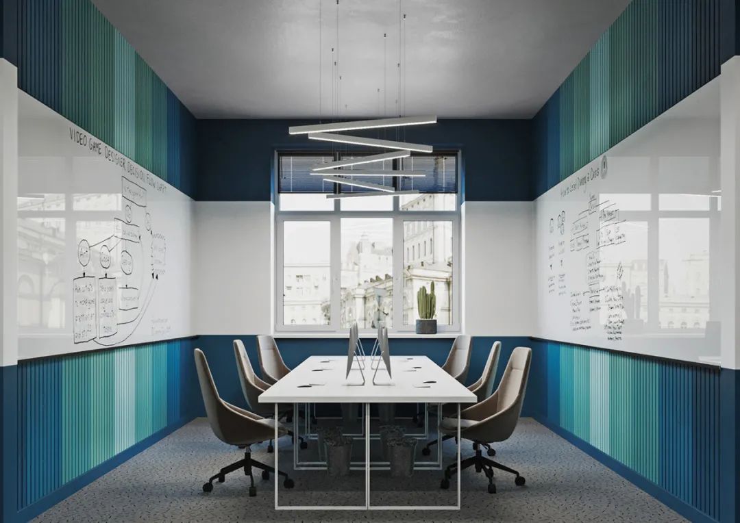 个性化高端办公空间设计200平方米,新型商业办公空间设计表现方法