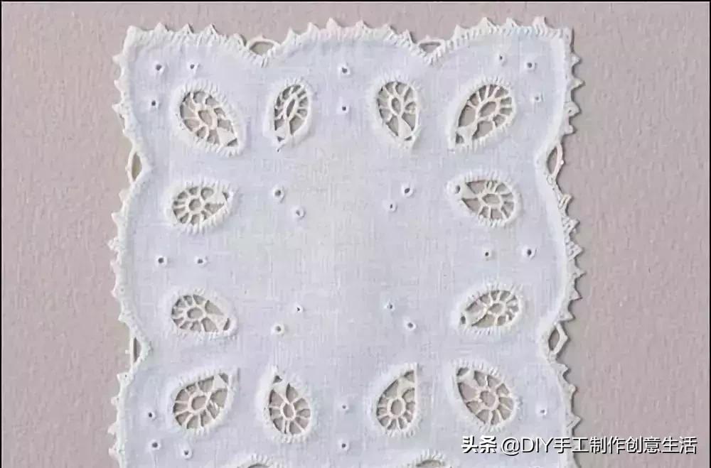 白线的刺绣,白线刺绣针法