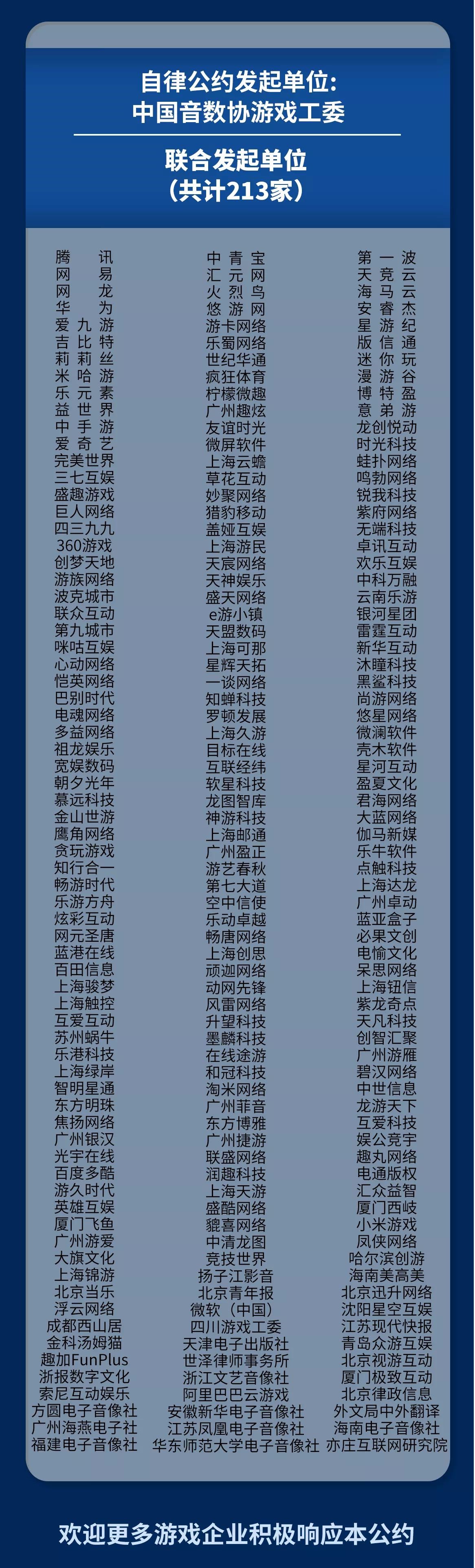 天天电竞·创电竞参与发起《网络游戏行业防沉迷自律公约》