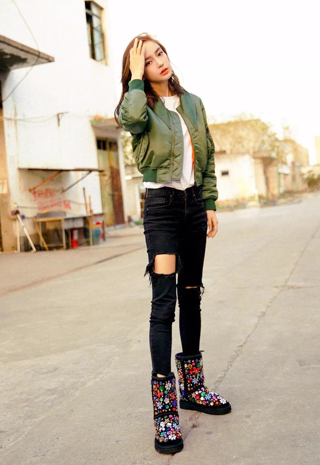 冬天穿短靴怎么搭配好看,冬季短靴穿起来