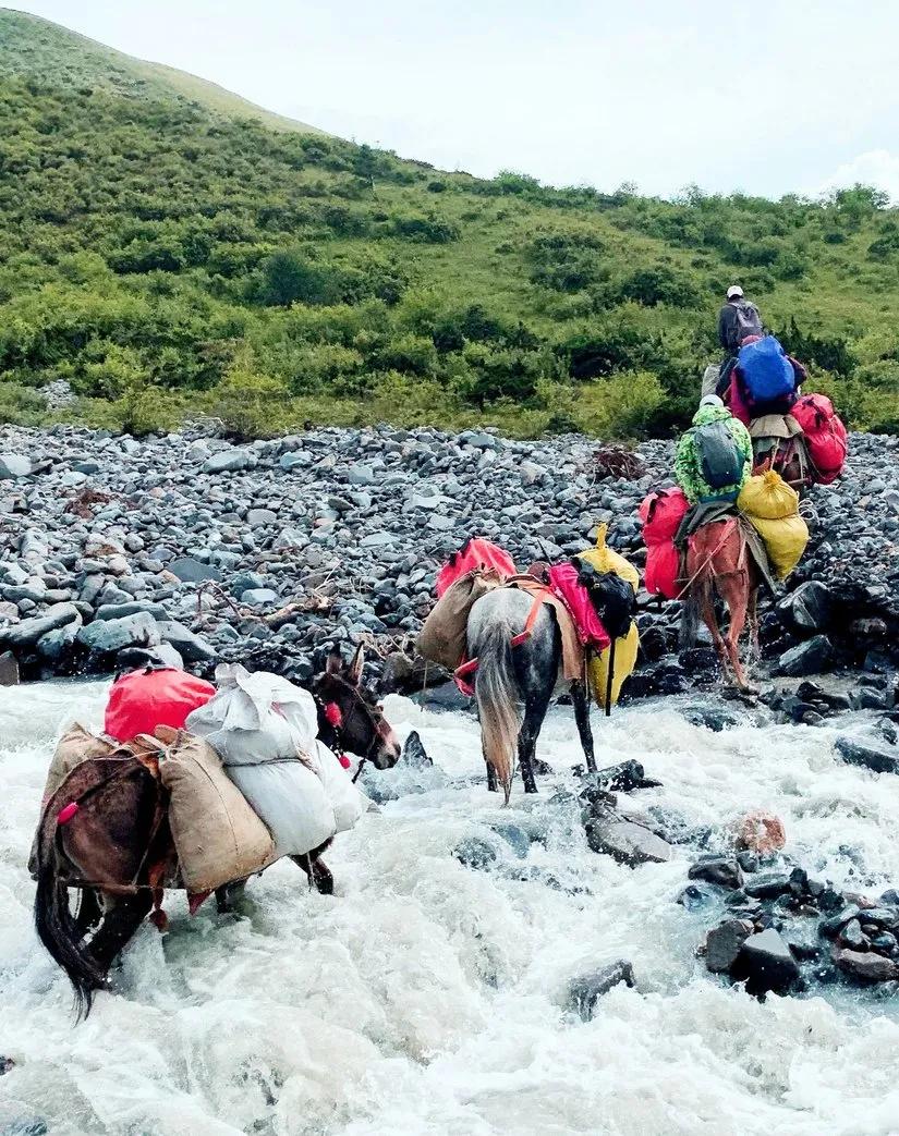 贡嘎山的徒步,贡嘎雪山大环线徒步游记