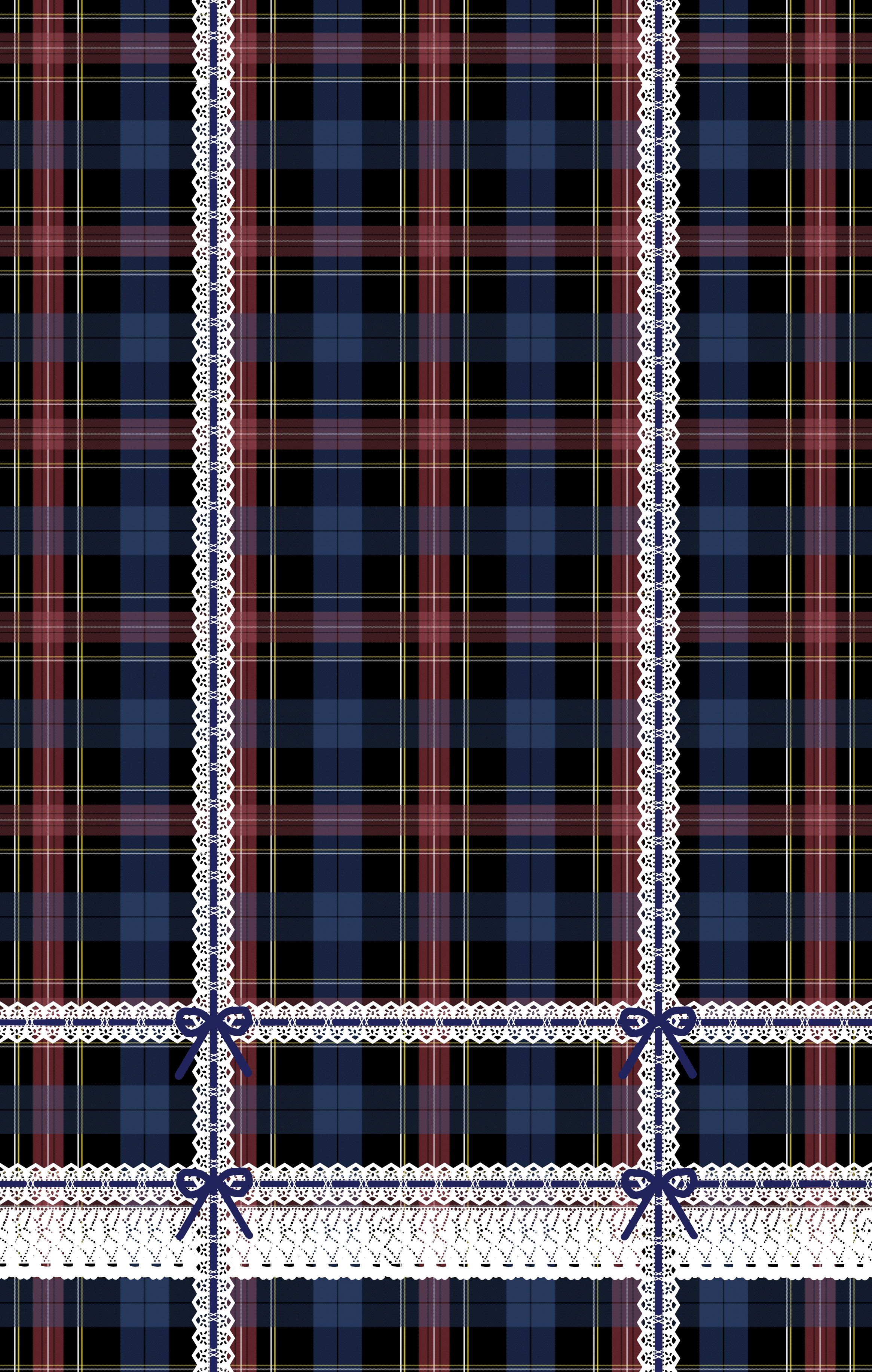 格子babydollBBDbaby定番lolita手机壁纸