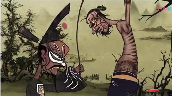 桃花源记国画图片图文,桃花源记水墨画欣赏