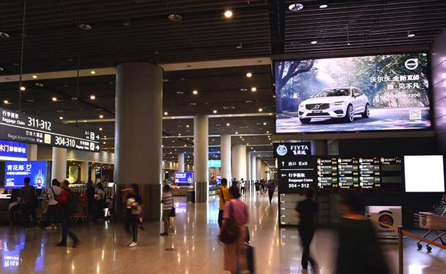 西安机场附近做广告,西安机场广告