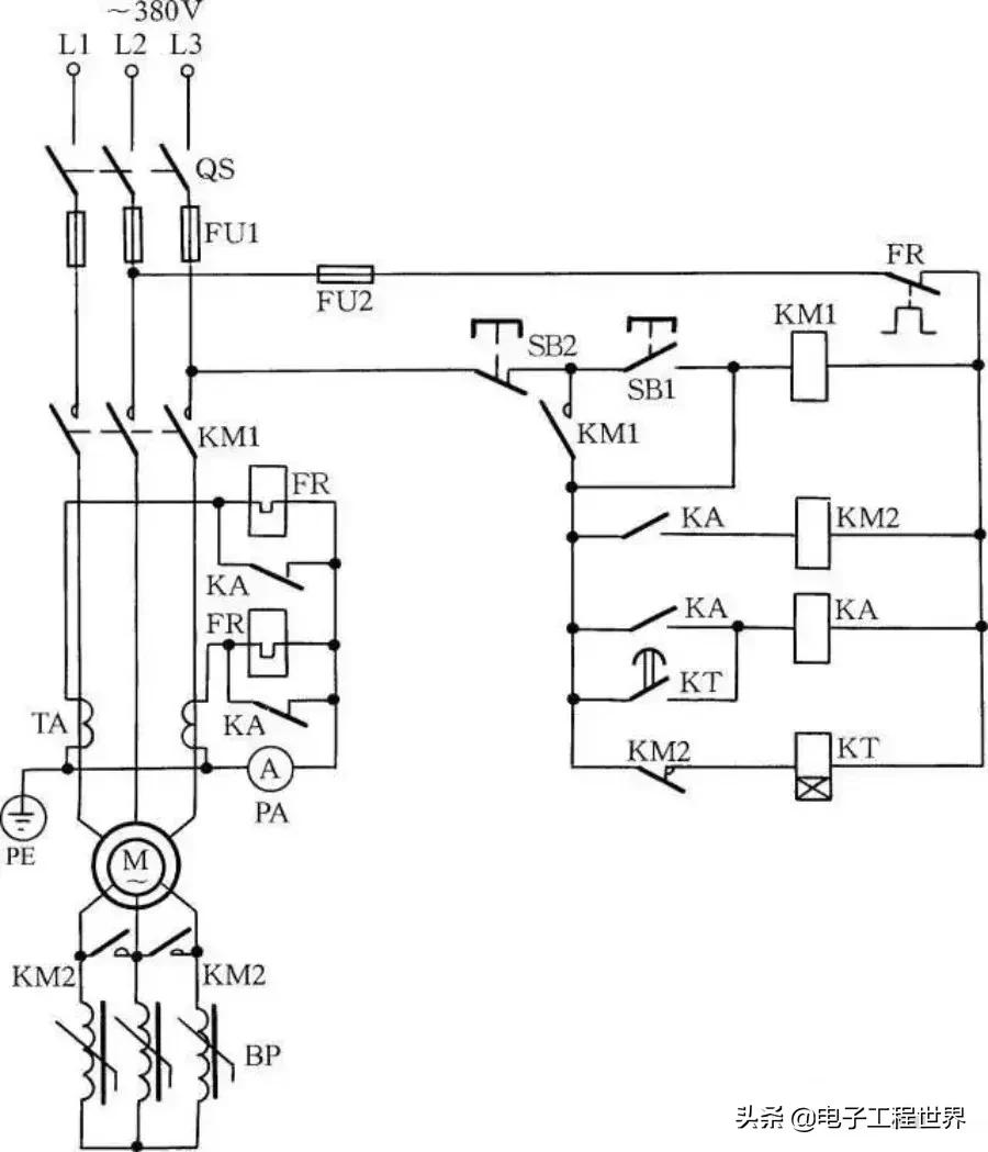 电动机星形和三角形接法降压启动,220v电机可以降压启动电路图