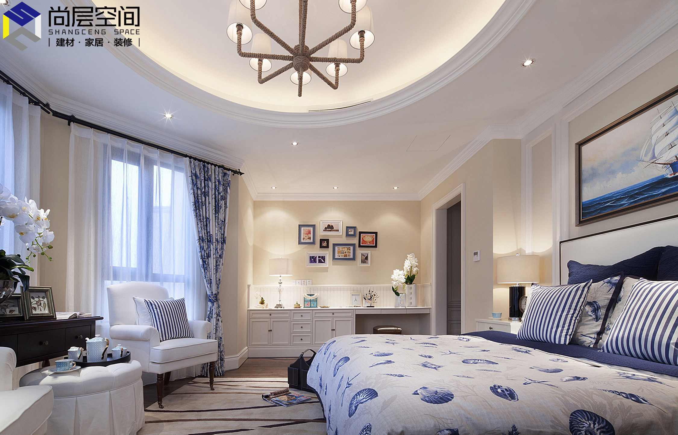 淡雅清新现代美式风别样的轻奢感,现代轻奢风格景观