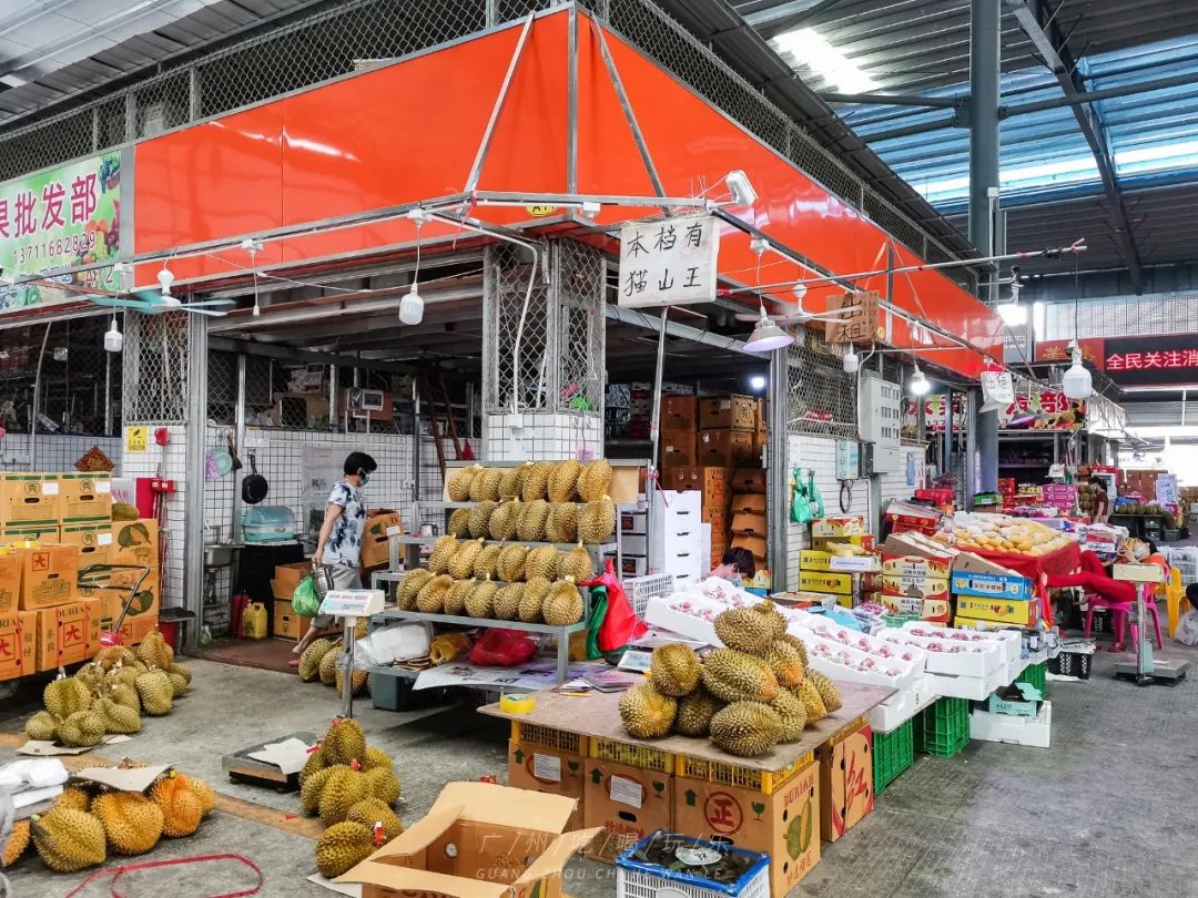 地铁坐到水果市场附近,广州天平架水果市场