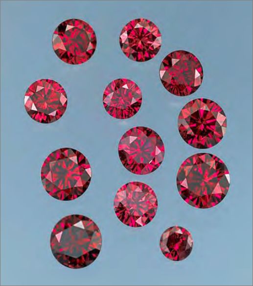 彩色钻石是天然的吗,一颗拥有七种颜色的天然七彩钻石