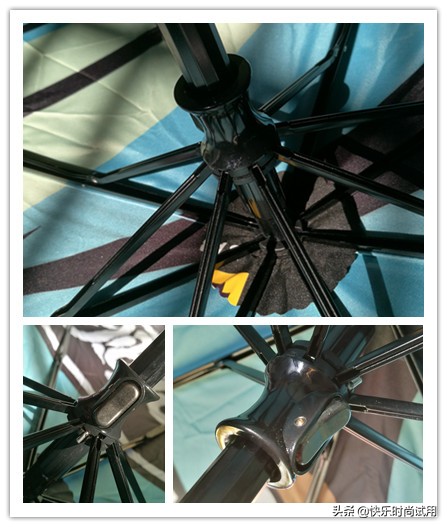 黑胶伞雨伞测评,法式黑胶晴雨两用伞