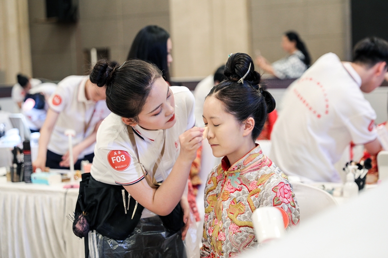 南京市第二届传统技艺技能大赛美容美妆比赛完美收官