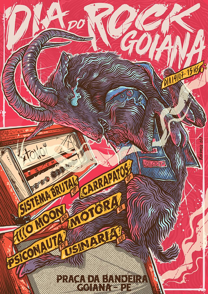 酷炫涂鸦设计,涂鸦风格人物插画