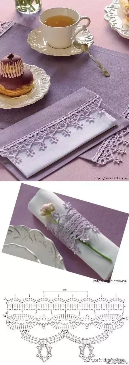 漂亮的钩针桌布衣,钩针钩织漂亮桌布衣图解