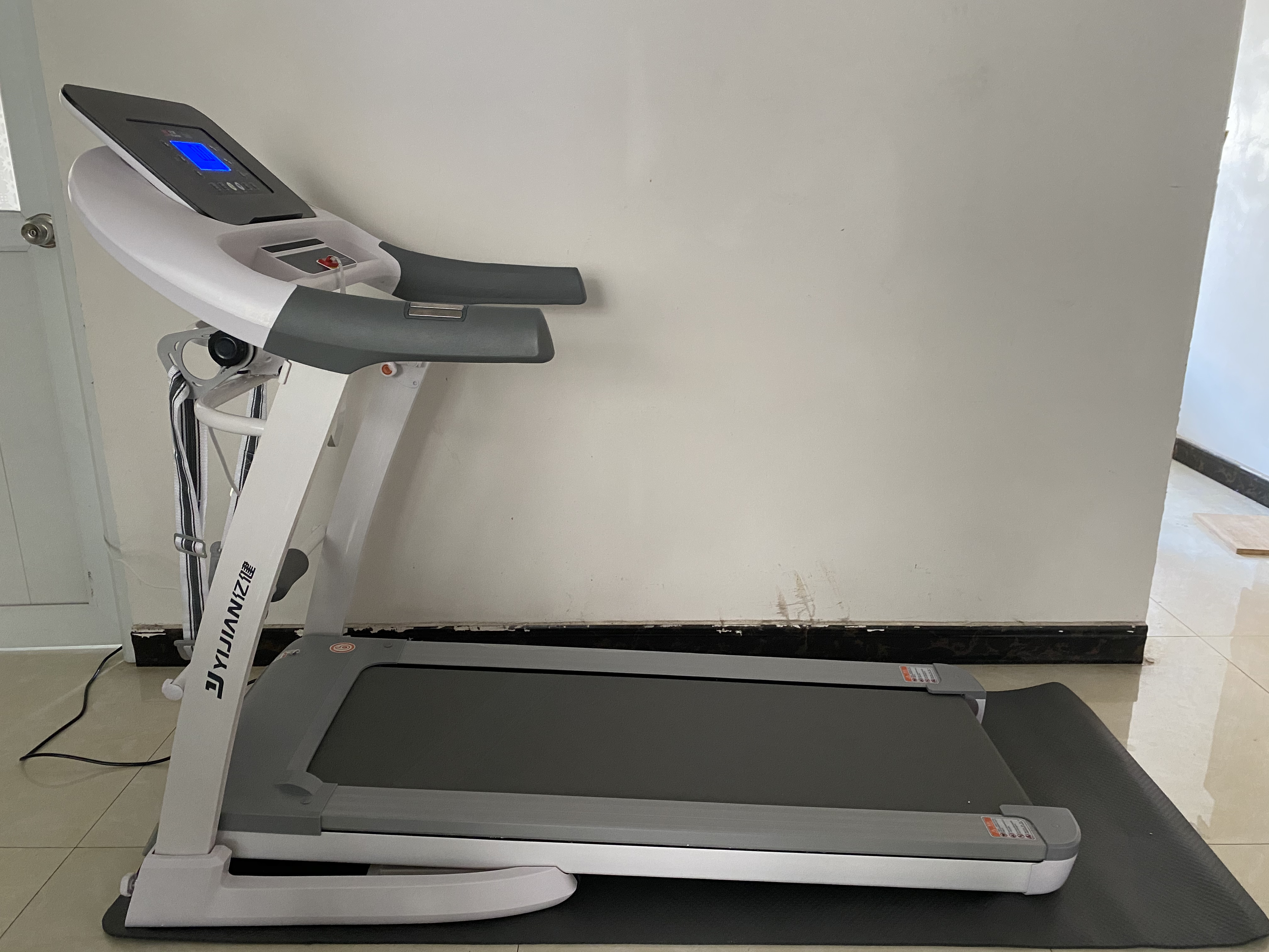 智能控速折叠跑步机,亿健精灵elf跑步机使用教程