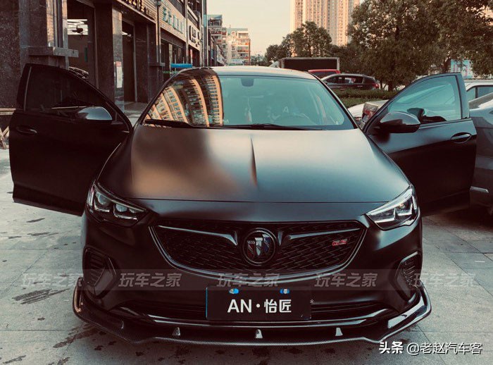 新君威贴黑武士,新君威艾维亚黑武士