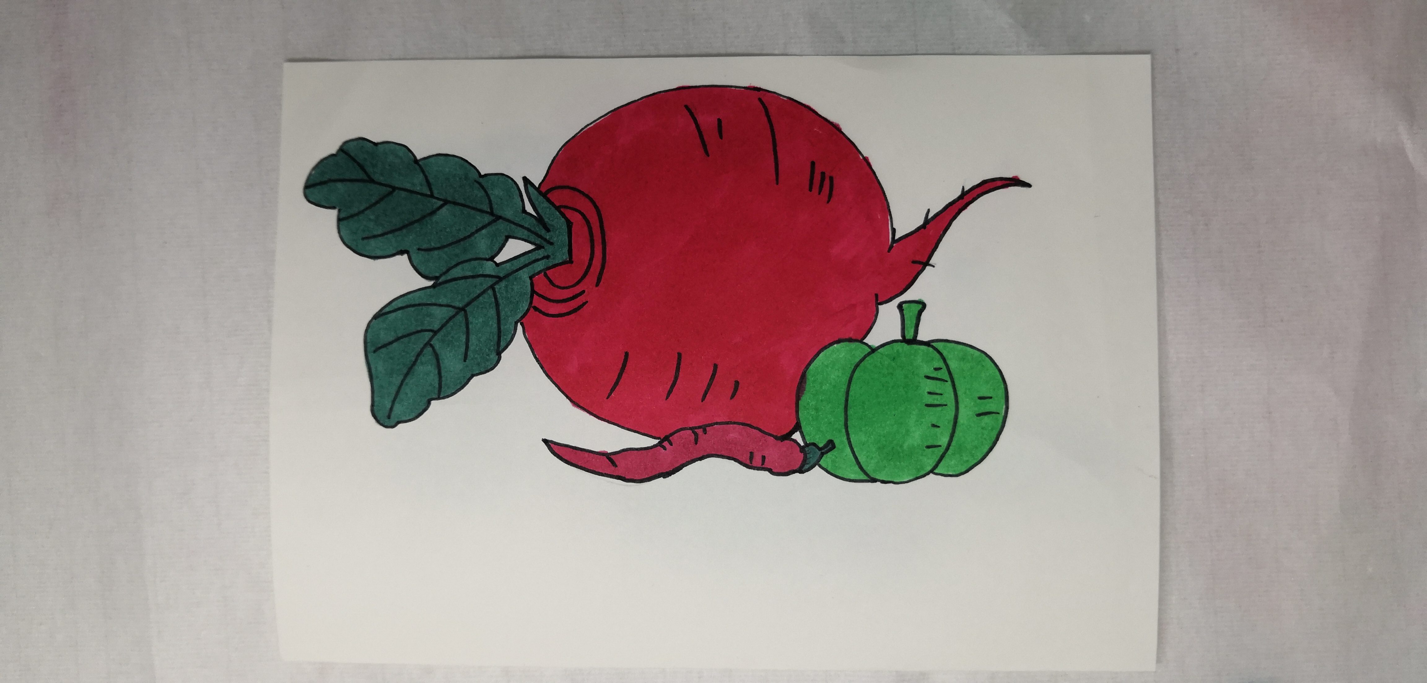 蔬菜水果简笔画图片可打印,幼儿园小朋友蔬菜水果简笔画