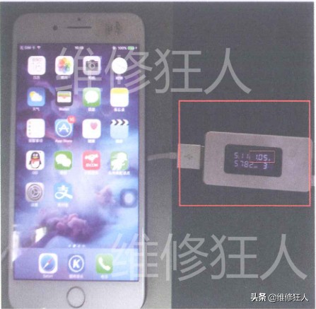 iphone7plus开机不能充电关机充电慢,苹果7plus充电不支持此配件维修