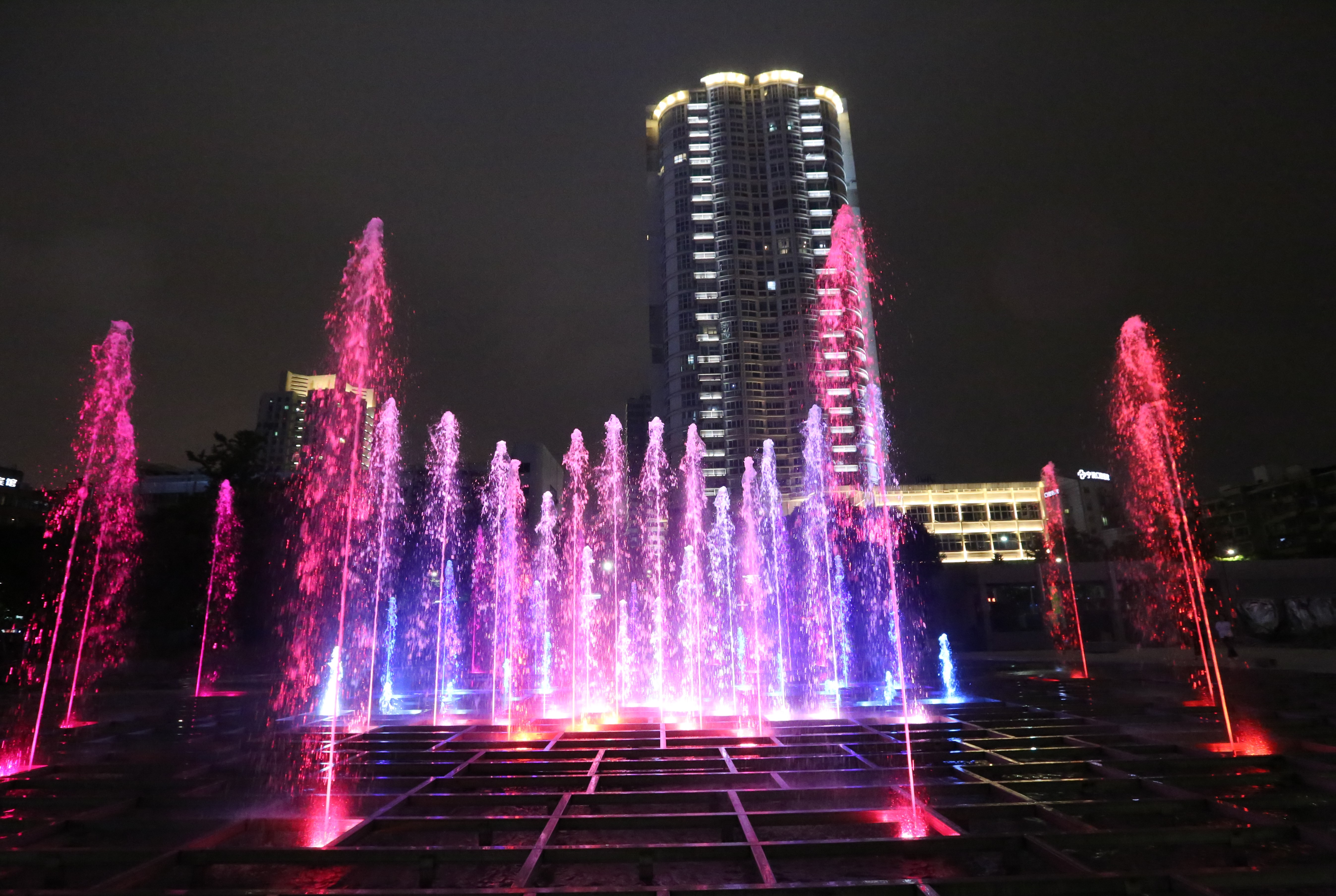 宁波市阳光广场,宁波阳光广场喷泉