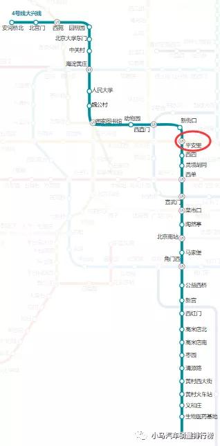 北京地铁平安里站线路图,北京地铁7号线平安里