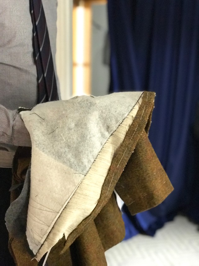 全麻衬工艺西服,西装半麻衬工艺与粘合衬工艺区别