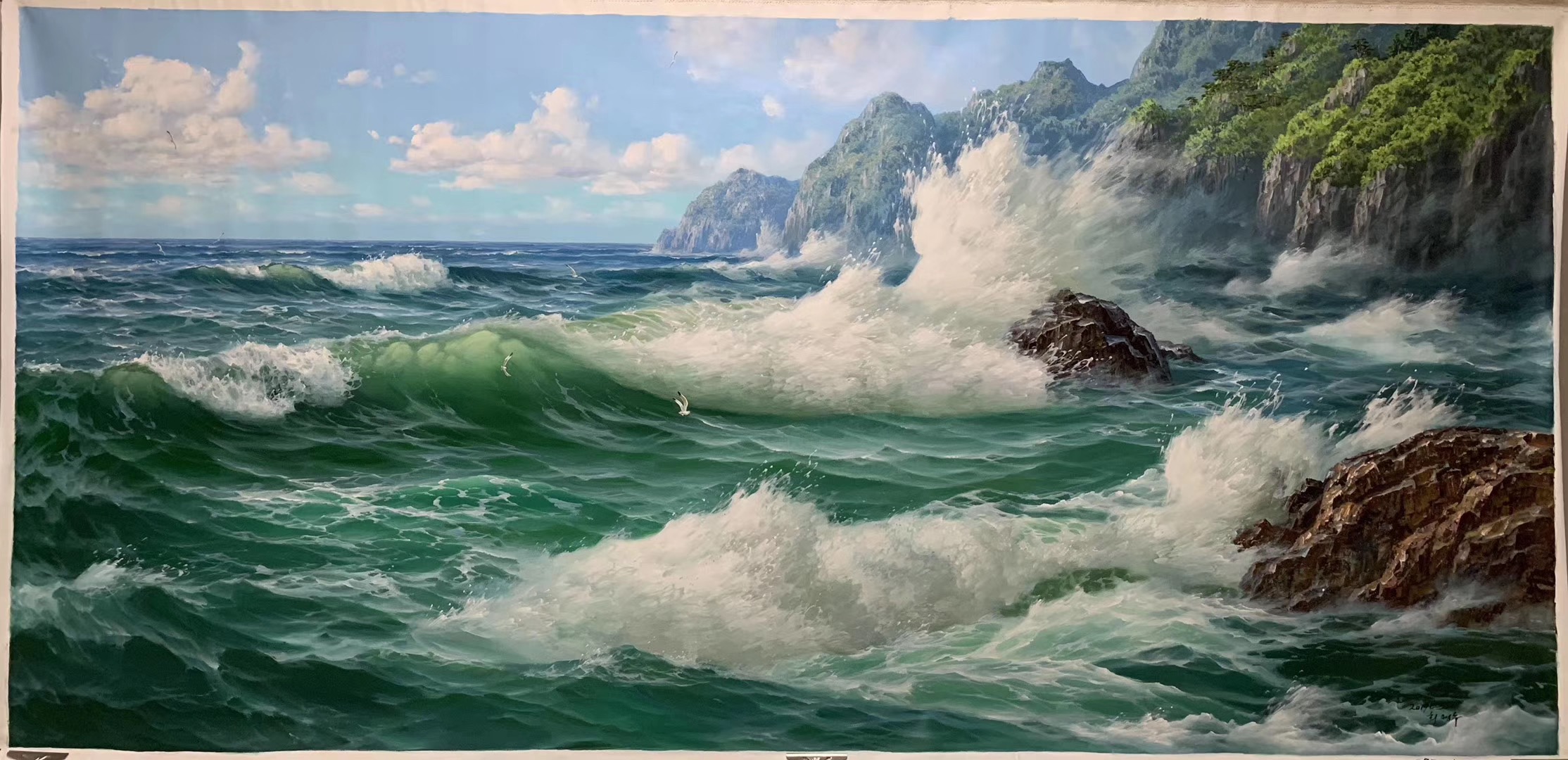 喷绘油画与手工油画的区别,如何辨别手绘油画和喷绘油画