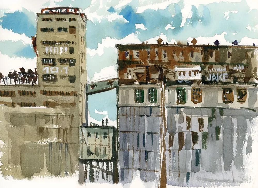 酣畅淋漓的水彩,酣畅淋漓水彩