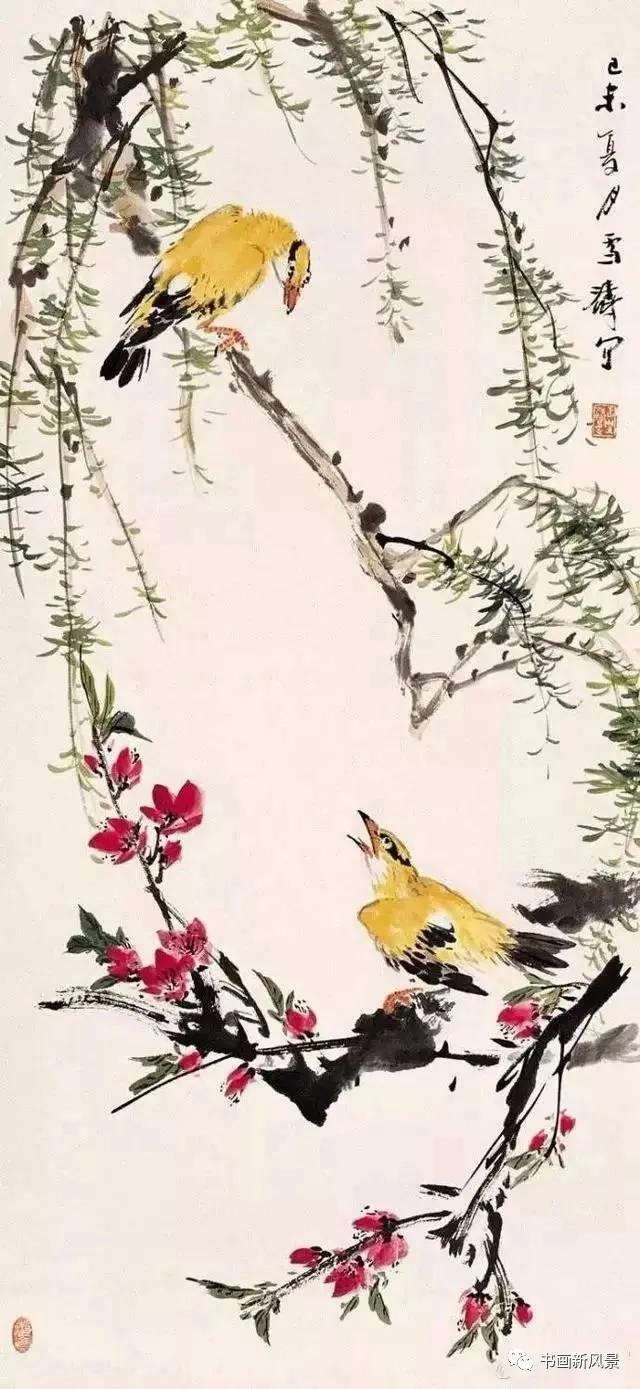 王雪涛画戴胜鸟,王雪涛画的小鸟图片